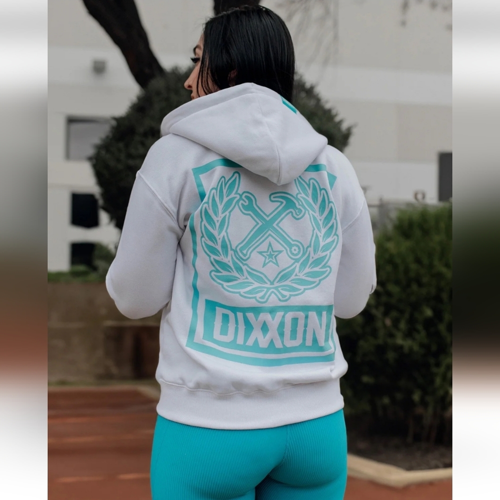 DIXXON Tiffany Weld Zip Hoodie with Original Bag And Sticker Label